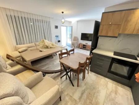 3 In 1 Möbliertes Maisonette-Ferienhaus Mit Garten In Einem Komplex In Doğanbey