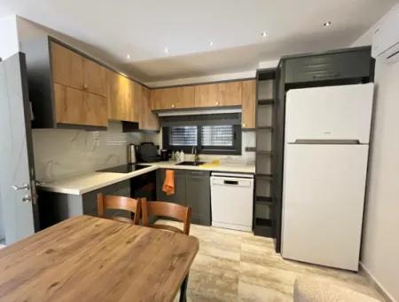 3 In 1 Möbliertes Maisonette-Ferienhaus Mit Garten In Einem Komplex In Doğanbey