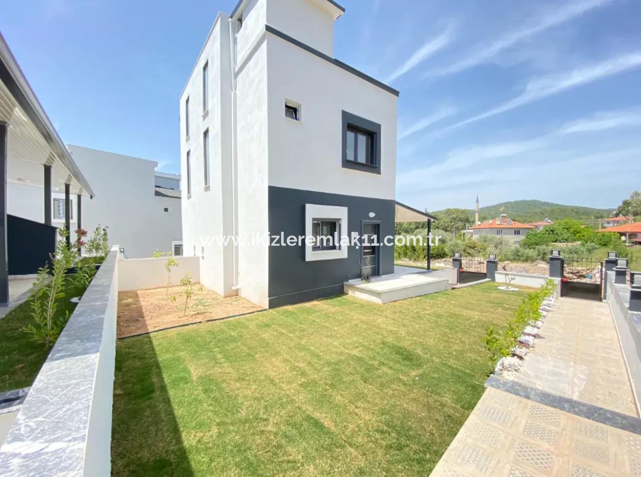 New 2 1 Villa Summer House For Sale With Large Garden In Doğanbey Payamli