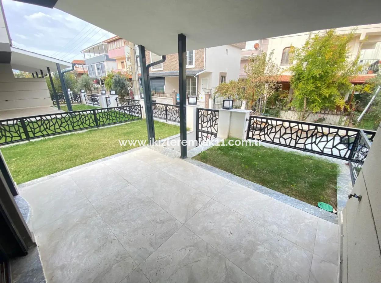 2 1 New Garden Duplex Summer House For Sale In Doğanbey, Seferihisar