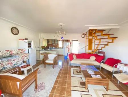 3 1 Villa For Sale With Large Garden With Full Sea View On The Sea Side In Doğanbey