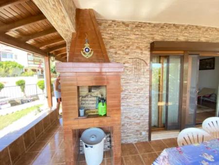 3 1 Villa For Sale With Large Garden With Full Sea View On The Sea Side In Doğanbey