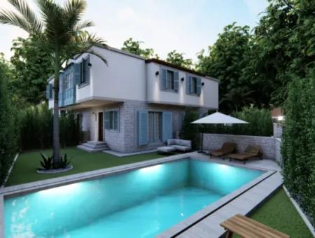 Detached Luxury Built 3 In 1 Turnkey Pool Villa In Doğanbey Payamlı