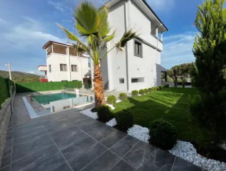 4 In 1 Detached Pool Cottage With Large Garden For Sale In Doganbey