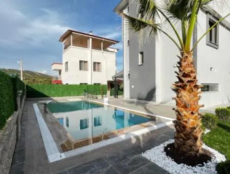 4 In 1 Detached Pool Cottage With Large Garden For Sale In Doganbey