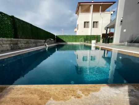 4 In 1 Detached Pool Cottage With Large Garden For Sale In Doganbey