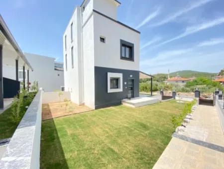 New 2 1 Villa Summer House For Sale With Large Garden In Doğanbey Payamli