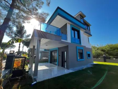 Single Detached Brand New Villa With Large Garden For Sale In Dooğanbey, Seferihisar