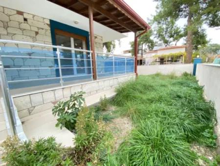 2 1 Villa With New Garden For Sale At An Affordable Price In Payamlı, Doganbey