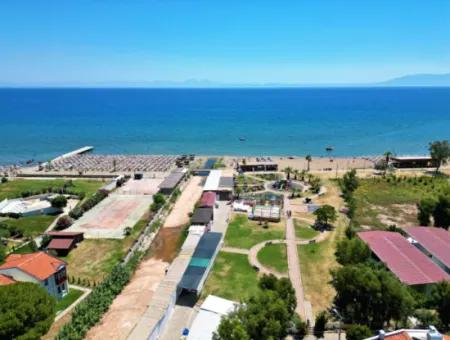 İzmir Seferihisar Doğanbey De Denize Sıfır Site De Satılık Yazlık 3+1